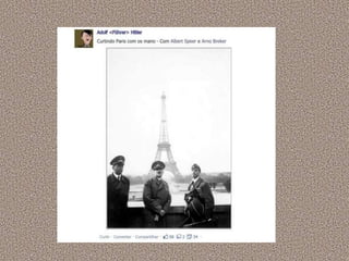 A segunda guerra mundial no facebook