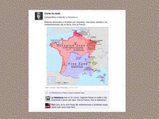 A segunda guerra mundial no facebook