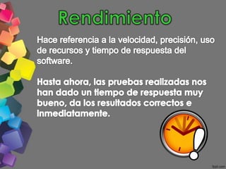 Cap. de mantenimientoFuncionalidadEn la funcionalidad se miden el conjunto de características y capacidades que tiene el software. Nuestro software es un convertidor de unidades,  que puede convertir unidades de:Masa