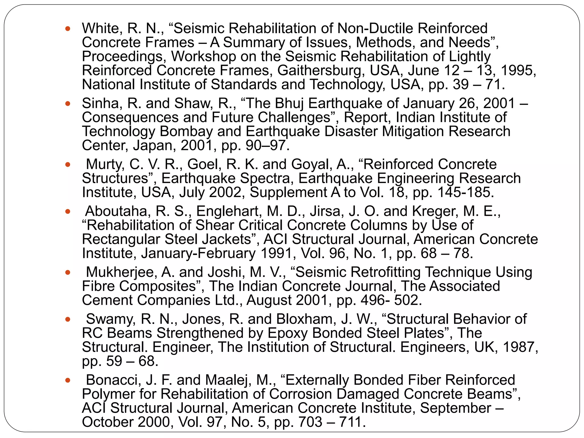 Seismic Retrofitting of RC Building with Jacketing and Shear Wall ...
