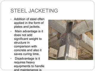 Jacketing Method Retroffitting Seismic Retrofitting of RC Building with Jacketing and Shear Wall ...