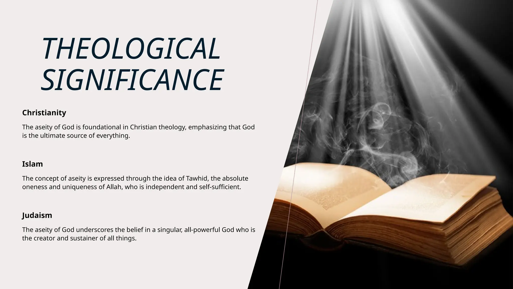 Aseity of God Powerpoint presentation for bible Category | PPT