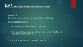 KMP Pattern Search | PPT