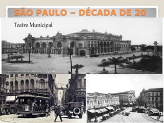Teatro Municipal
SÃO PAULO – DÉCADA DE 20
 