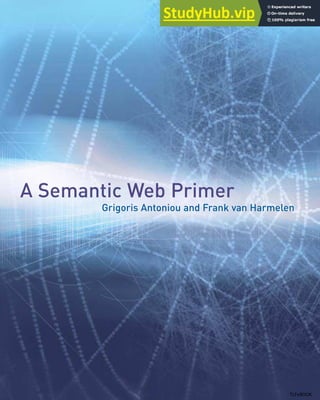 A Semantic Web Primer
Grigoris Antoniou and Frank van Harmelen
TLFeBOOK
TLFeBOOK
 