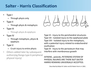 Potter's Classification orthopaedic fractures in children | PPTX