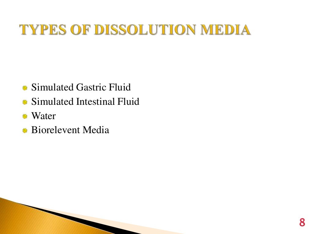 A seminar on dissolution media