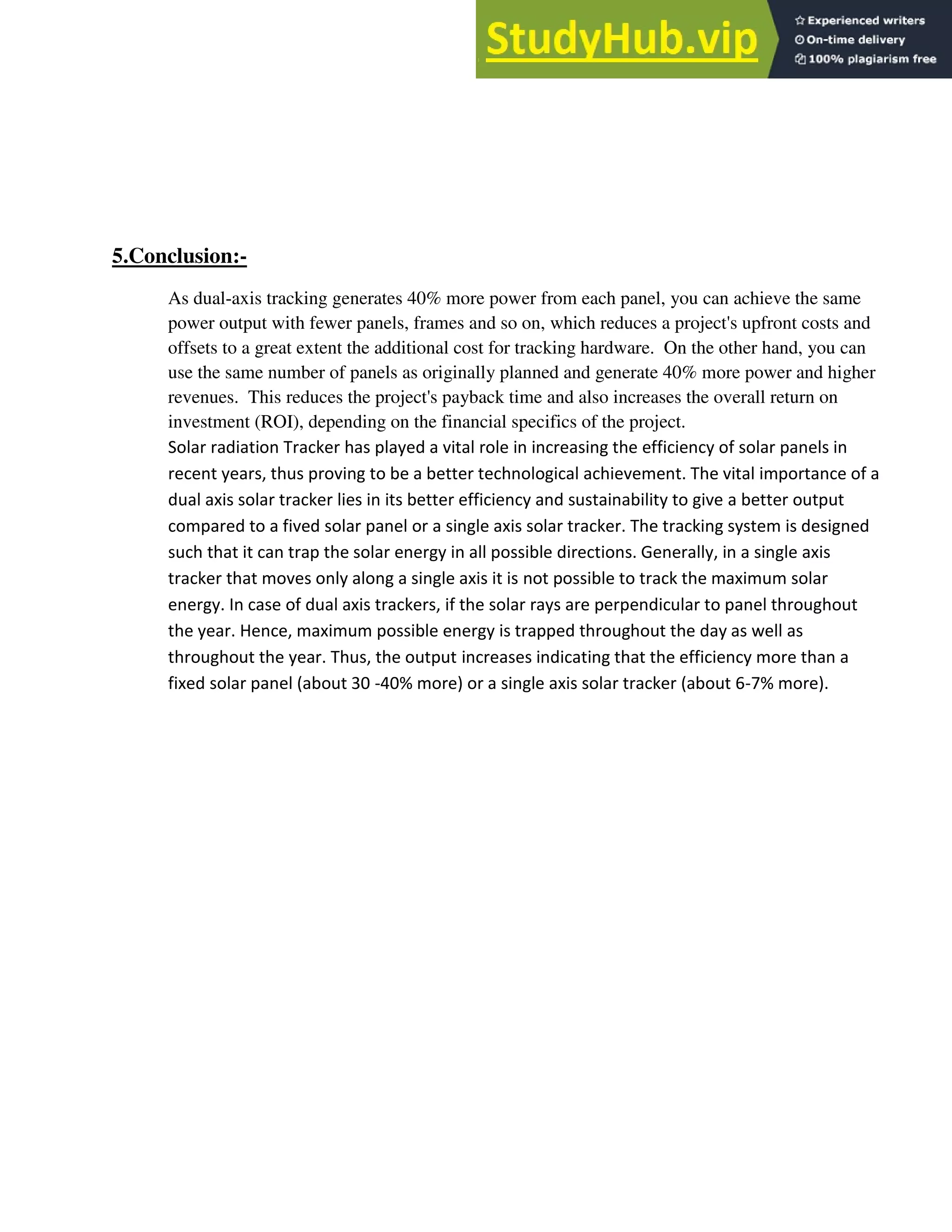 A Seminar Project Report ARDUINO BASED SOLAR TRACKING SYSTEM | PDF
