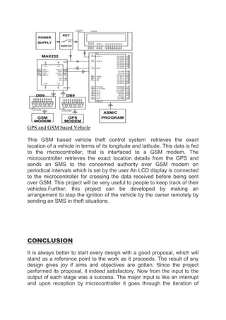 A seminar report on vehicle security | PDF