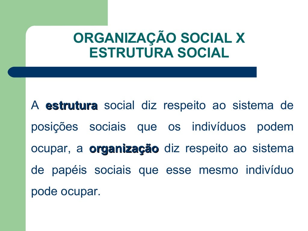 As empresas como organizações sociais As empresas como organizações sociais