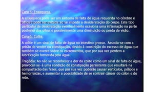 A sensação de sede