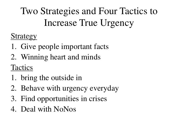 a sense of urgency pdf