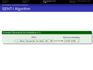 A Sentence Transformer Based Technique for Entity Resolution within ...