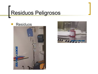 Residuos Peligrosos Residuos citotoxicos  