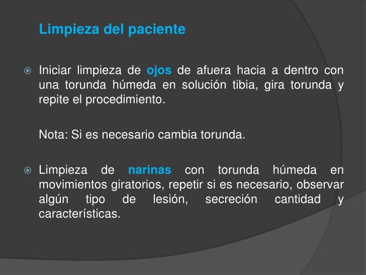 Aseo de cavidades Aseo de cavidades