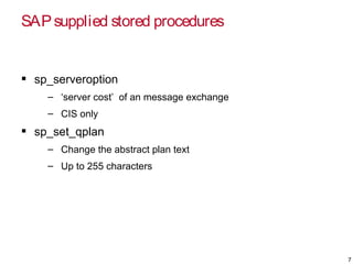 ASE Performance and Tuning Parameters Beyond the cfg File | PDF