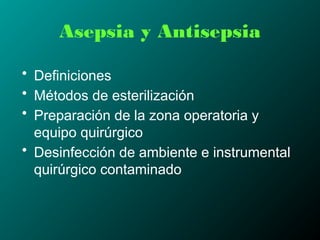 Comprehensive Guide to Asepsis, Antisepsis, and Sterilization Methods ...