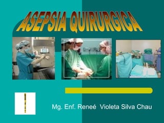 Mg. Enf. Reneé  Violeta Silva Chau ASEPSIA QUIRURGICA 