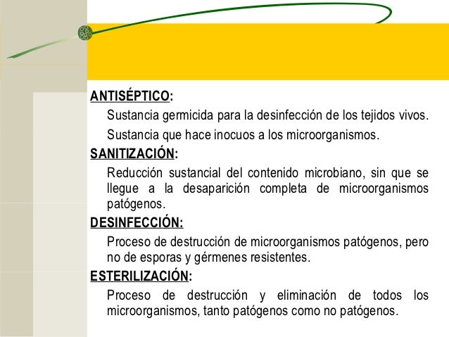 Asepsia y antisepsia