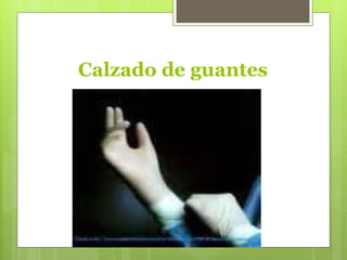 Calzado de guantes
 
