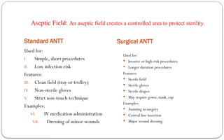 Asepsis for nursing students or OTT students | PPTX