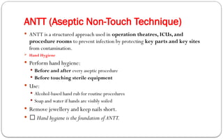 Asepsis for nursing students or OTT students | PPTX