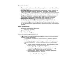 Asepsis and infection control