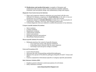 Asepsis and infection control