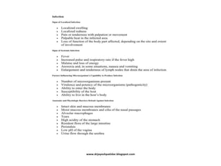 Asepsis and infection control