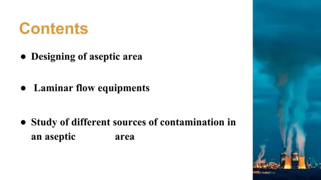 Aseptic area Unit 4 B pharm microbiology | PPTX