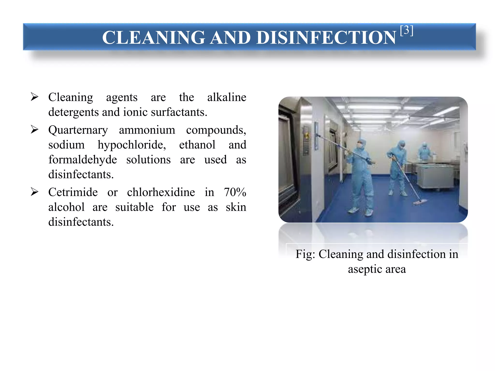 Aseptic area | PPTX | Infectious Diseases | Diseases and Conditions