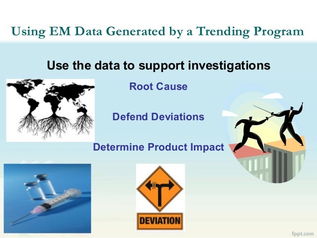 Effective Use of Environmental Monitoring Data Trending