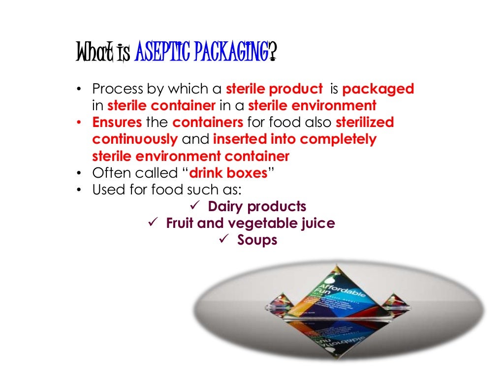 Aseptic packaging