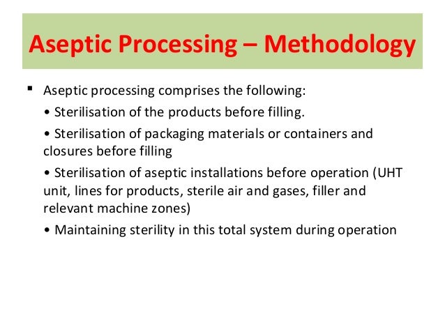 aseptic packaging