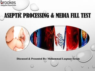 ASEPTIC PROCESSING & MEDIA FILL TEST
1
Discussed & Presented By: Muhammad Luqman Ikram
 