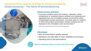 Aseptic Process Sampling to address Risk of Contamination & Containment ...