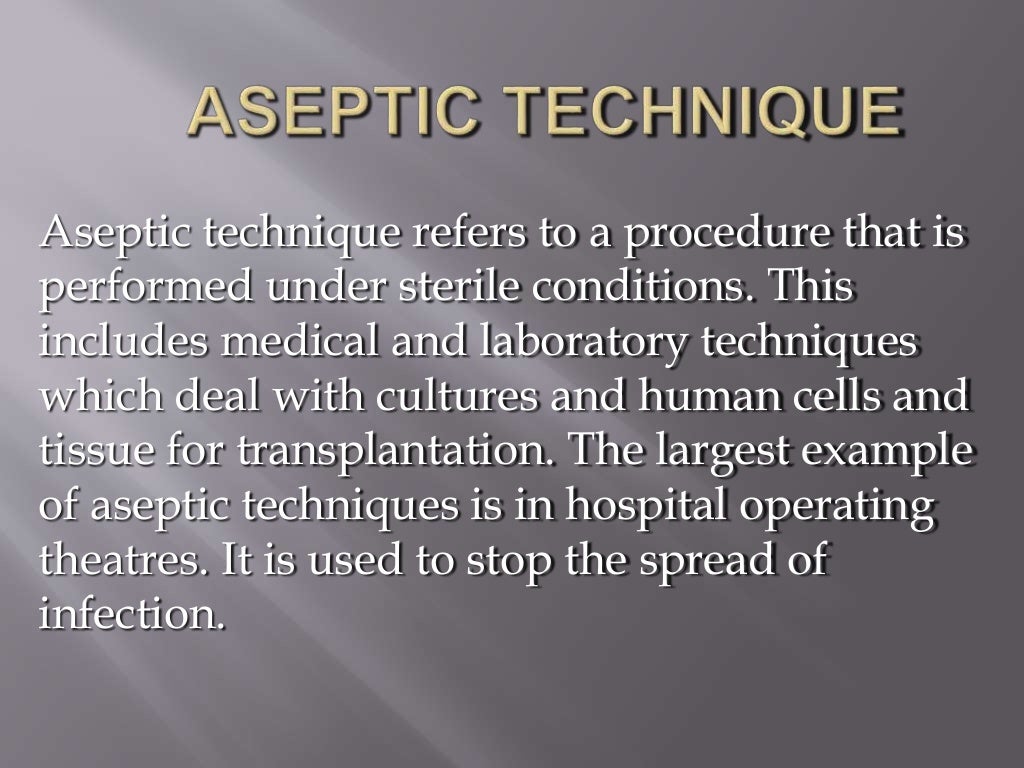 Using Aseptic Technique to identify the effect of antibiotics on 3 st…