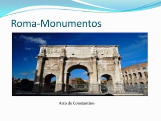 Roma-Monumentos

Arco de Constantino

 