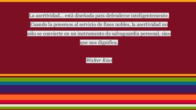 Asertividad en frases