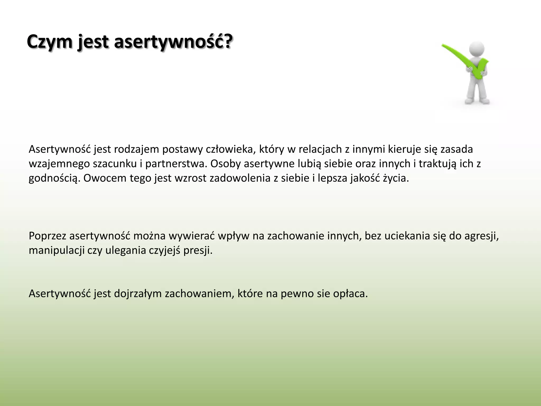 Asertywność | PDF