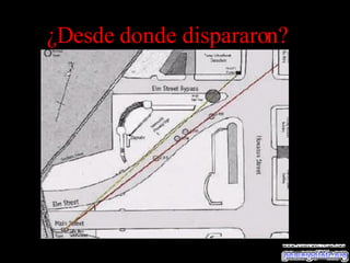 ¿Desde donde dispararon?