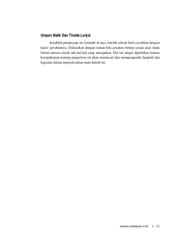 langkah langkah pembelajaran sd Asesmen pembelajaran sd 