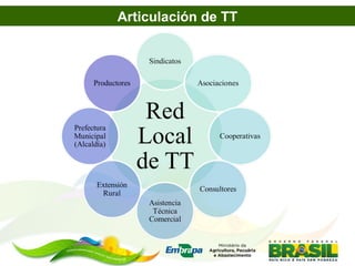 Asesoramiento agrícola orientado al mercado lucio brunale embrapa