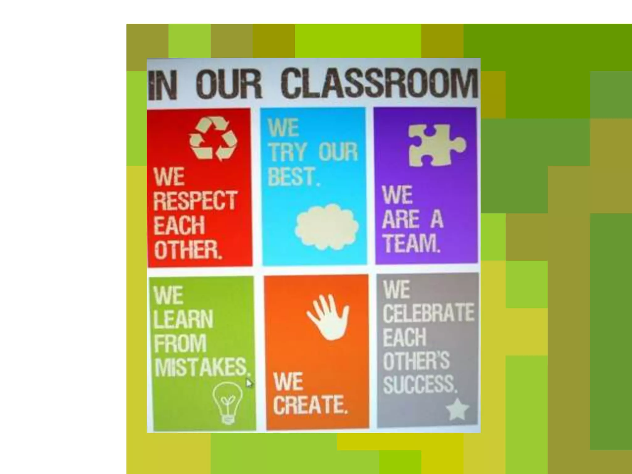 A set of common values