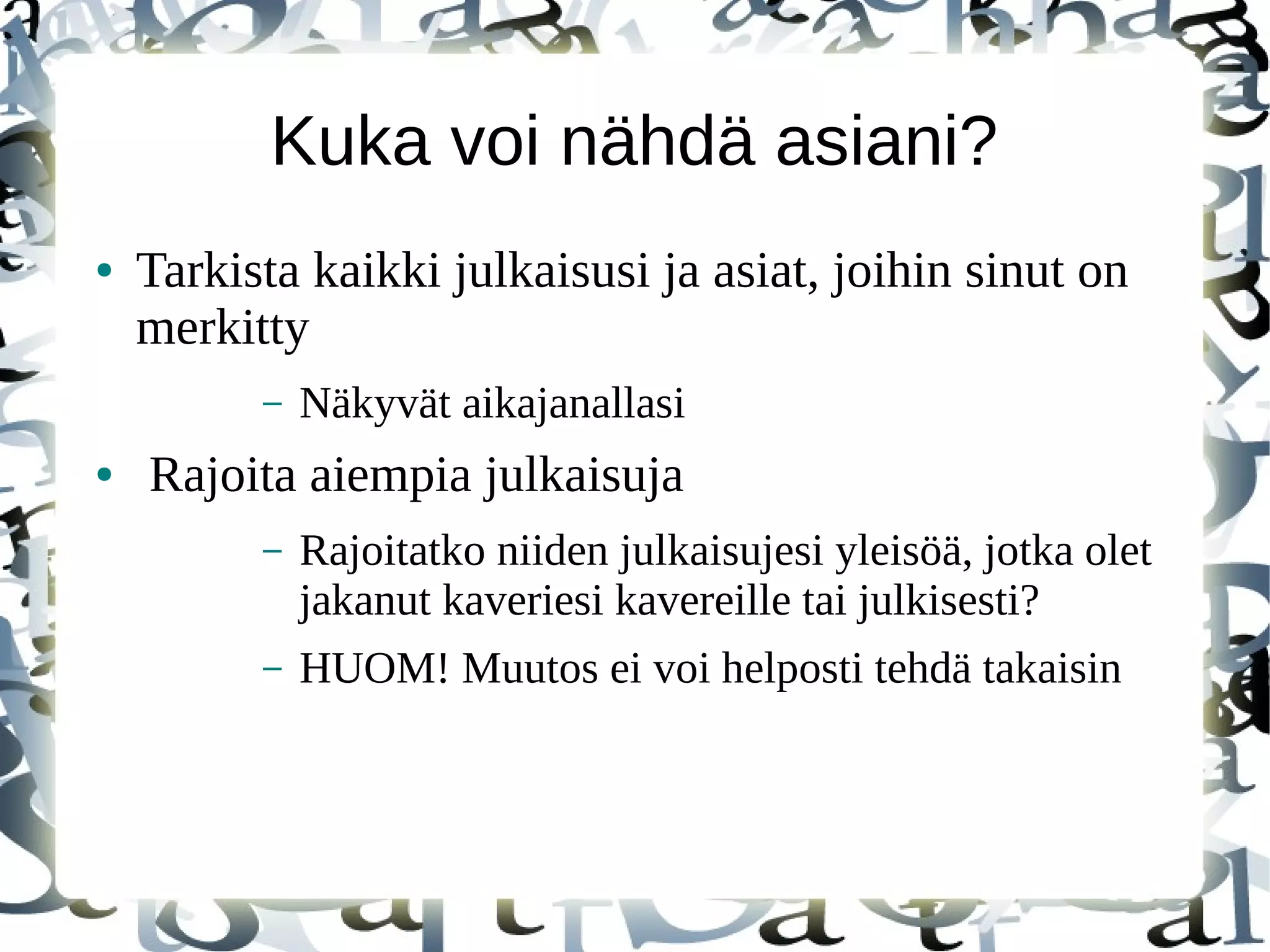 Hankinta – AdWords,
Hakukoneoptimointi, Kampanjat
● Voit liittää Google Analytics ja AdWords tilisi yhteen
● Verkkovastaavan työkalu
● Kampanjat, jotka sisältävät utm_campaign-tunnisteet
– Voit luoda täällä
– https://support.google.com/analytics/answer/1033867?
rd=2
 