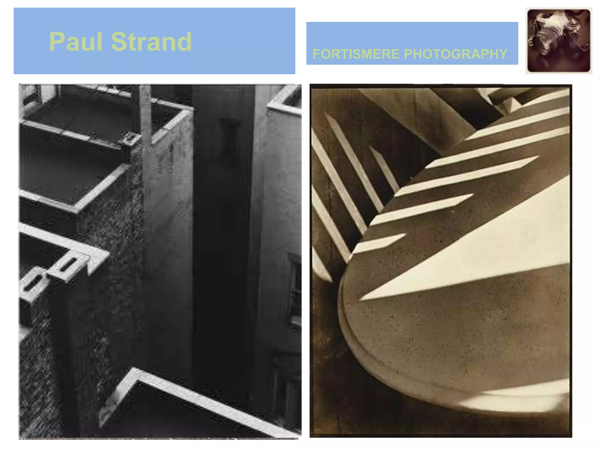 Paul Strand   FORTISMERE PHOTOGRAPHY




Hotel room
 