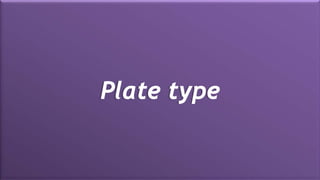 M a r i n e E n g i n e e r i n g K n o w l e d g e U E 2 3 1 | Y A S S E R B . A . F A R A G20 October 2020
Plate type
 