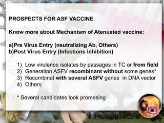 ASF global impact and control