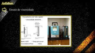 Asfaltos
Ensaio de viscosidade

 