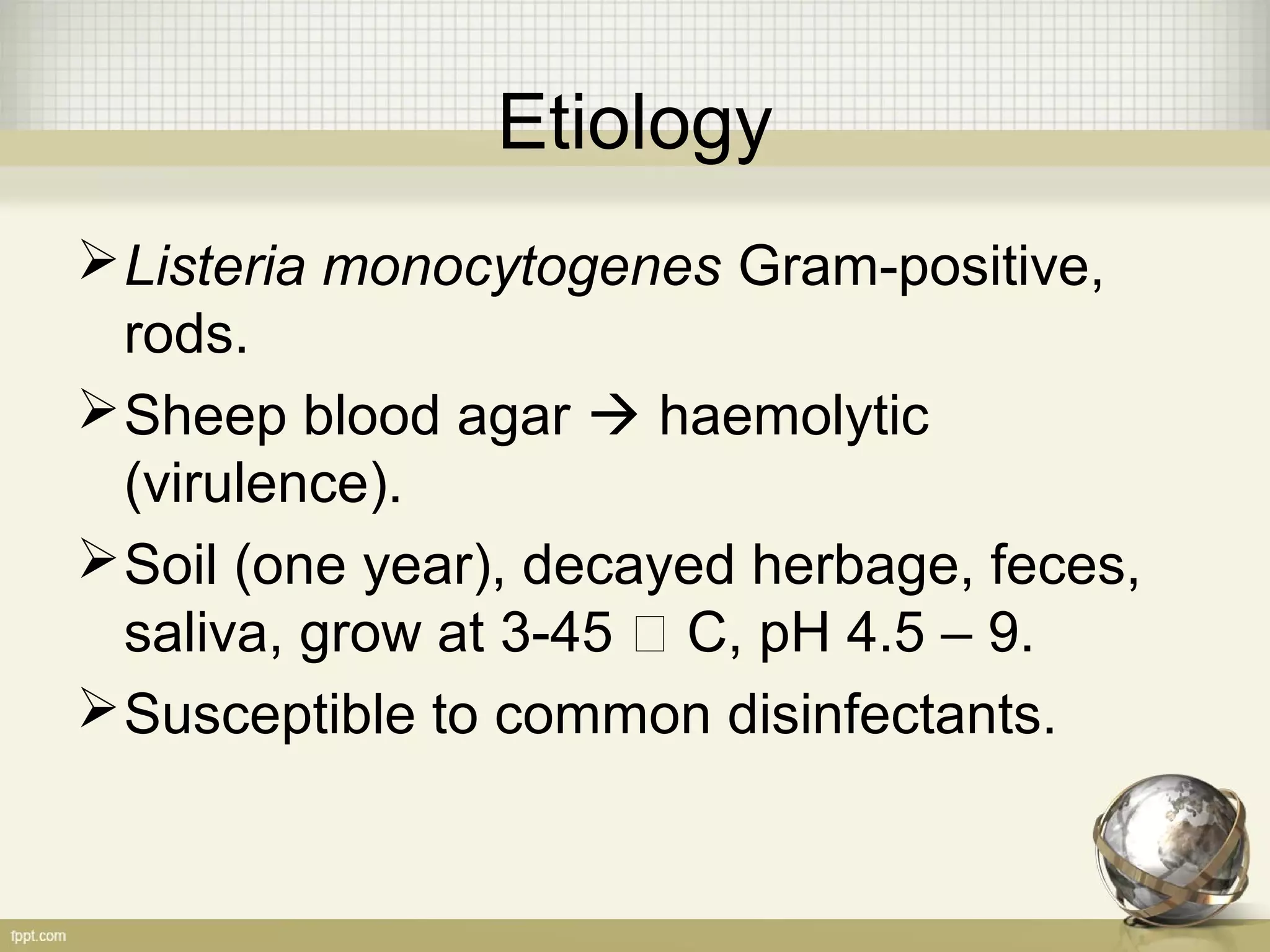 Listeriosis and Colibacillosis | PPT